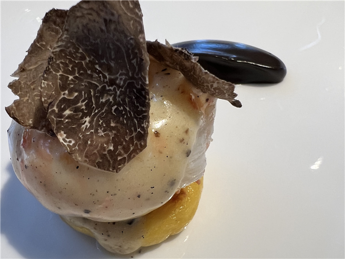 langoustine with truffle